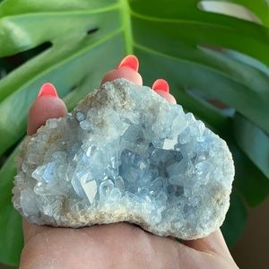 Celestite Crystal, gemstone, quartz